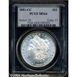 1881-CC[S$1] MS64 PCGS.