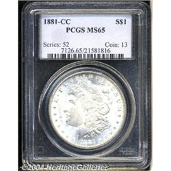 1881-CC[S$1] MS65 PCGS.