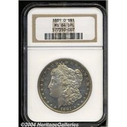 1881-O[S$1] MS64 Deep Mirror Prooflike NGC.