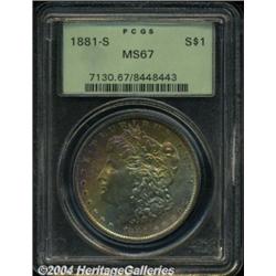1881-S[S$1] MS67 PCGS.