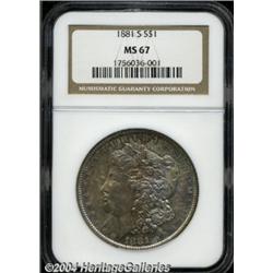 1881-S[S$1] MS67 NGC.