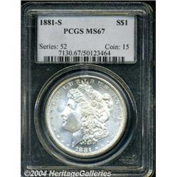 1881-S[S$1] MS67 PCGS.