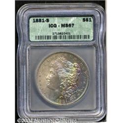 1881-S[S$1] MS67 ICG.