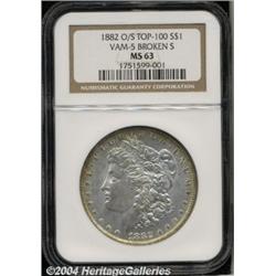 1882-O/S[S$1] Weak MS63 NGC.