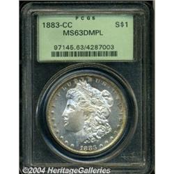 1883-CC[S$1] MS63 Deep Mirror Prooflike PCGS.