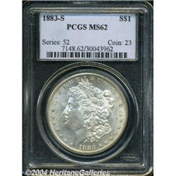 1883-S[S$1] MS62 PCGS.