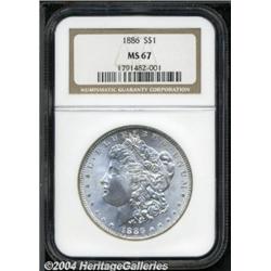 1886[S$1] MS67 PCGS.