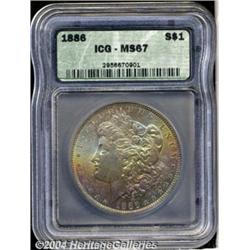 1886[S$1] MS67 ICG.