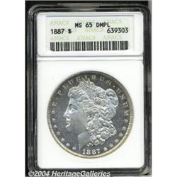 1887[S$1] MS65 Deep Mirror Prooflike ANACS.