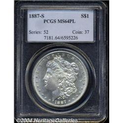 1887-S[S$1] MS64 Prooflike PCGS.