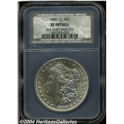 1889-CC[S$1] --Rim Filed, Whizzed. NCS--XF Details.