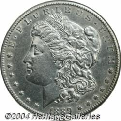 1889-CC[S$1]--Cleaned--ANACS. AU Details, Net AU50.