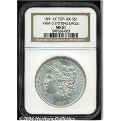 1891-CC[S$1] MS61 NGC.