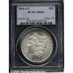 1891-CC[S$1] MS64 PCGS.