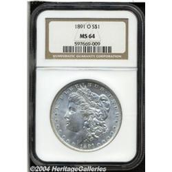 1891-O[S$1] MS64 NGC.