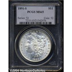 1891-S[S$1] MS65 PCGS.