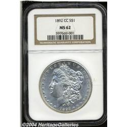 1892-CC[S$1] MS62 NGC.