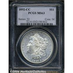 1892-CC[S$1] MS63 PCGS.