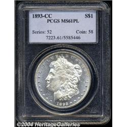 1893-CC[S$1] MS61 Prooflike PCGS.