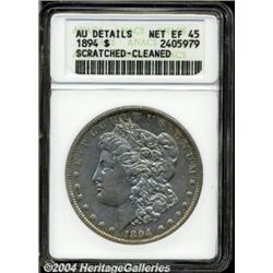 1894[S$1]--Scratched, Cleaned--ANACS. AU Details, Net XF45.