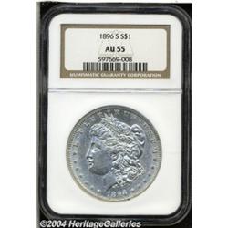 1896-S[S$1] AU55 NGC.