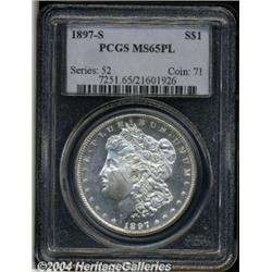 1897-S[S$1] MS65 Prooflike PCGS.