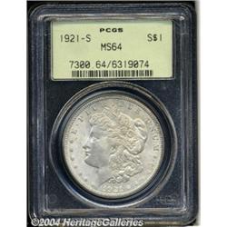 1921-S[S$1] MS64 PCGS.