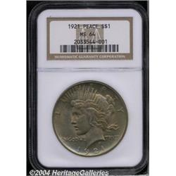 1921[S$1] MS64 NGC.