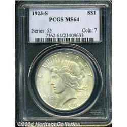 1923-S[S$1] MS64 PCGS.