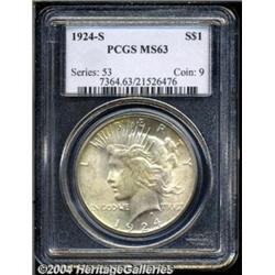 1924-S[S$1] MS63 PCGS.
