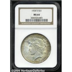 1924-S[S$1] MS64 NGC.