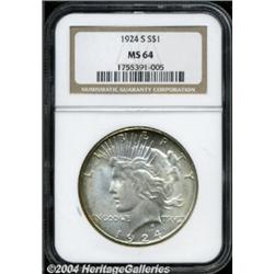 1924-S[S$1] MS64 NGC.