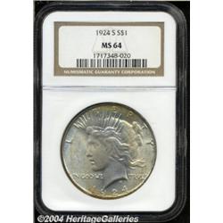 1924-S[S$1] MS64 NGC.