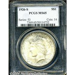 1926-S[S$1] MS65 PCGS.