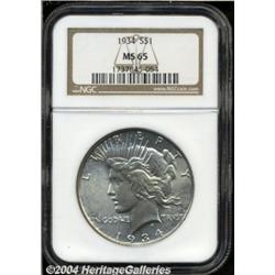 1934[S$1] MS65 NGC.