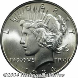 1934[S$1] MS66 PCGS.