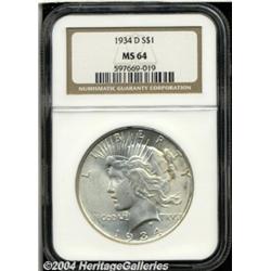 1934-D[S$1] MS64 NGC.