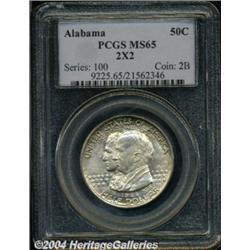 1921[50C] Alabama 2x2 MS65 PCGS.