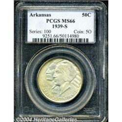 1939-S[50C] Arkansas MS66 PCGS.