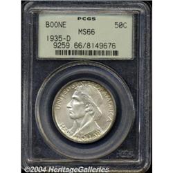 1935-D[50C] Boone MS66 PCGS.