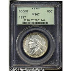 1937[50C] Boone MS67 PCGS.