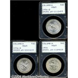 1936[SET] Columbia PDS Set MS65 PCGS.
