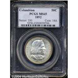 1892[50C] Columbian MS65 PCGS.