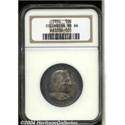 1892[50C] Columbian MS66 NGC.