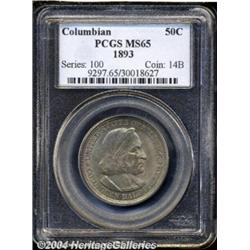 1893[50C] Columbian MS65 PCGS.
