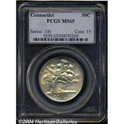 1935[50C] Connecticut MS65 PCGS.