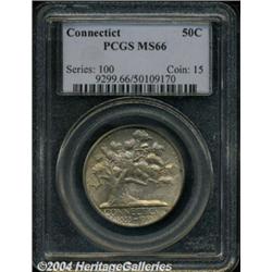 1935[50C] Connecticut MS66 PCGS.