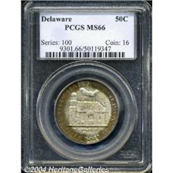 1936[50C] Delaware MS66 PCGS.