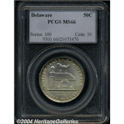 1936[50C] Delaware MS66 PCGS.