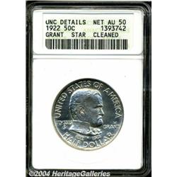 1922[50C] Grant with Star--Cleaned--ANACS. UNC Details, Net AU50.
